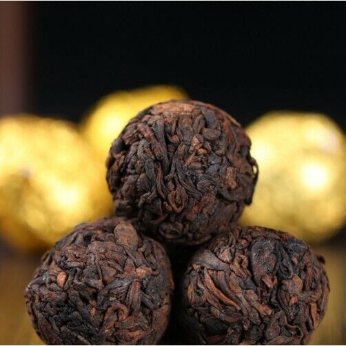 Handmade pearl YunNan YiWu puerh tea mini pu-erh puerh tuo tea Ripe tea