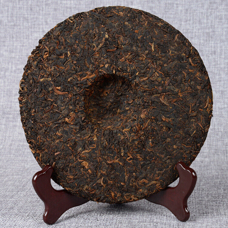 357g/12.59oz Black Tea Natural Pu-erh Tea Ancient Pu-erh Ripe Cake Health Care