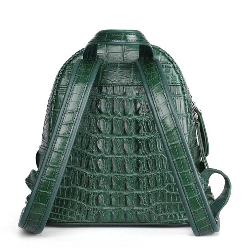 Handcrafted 100% Real CrocodileSkin Leather Women's Luxury Backapck ShoulderBag