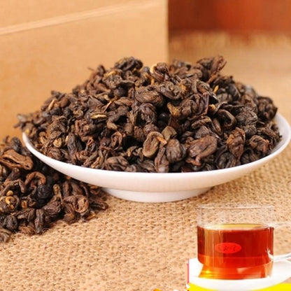 500g Yunnan Fengqing Dian Hong Tea Red Biluo Black Tea In Bulk Homemade One Bud