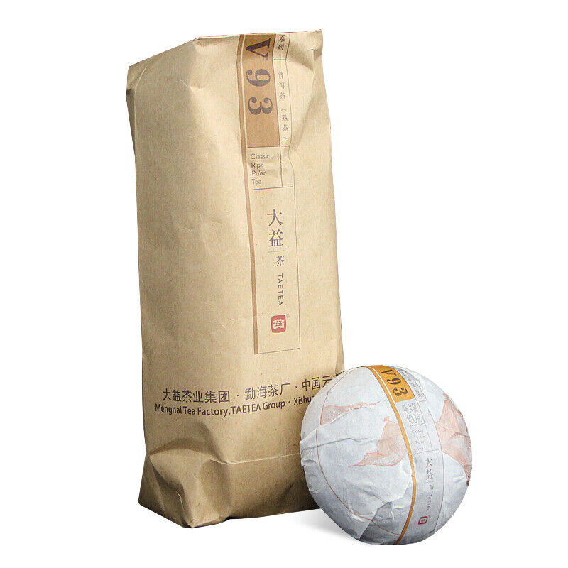 500g TAETEA V93 Puer Shu Tea Classic Ripe Pu'er Tea Tuocha Pu Erh Tea