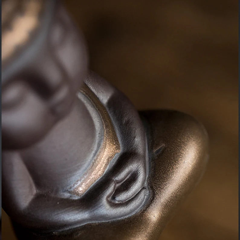 Embersceramic Ceramic Small Buddha Statue Teapet