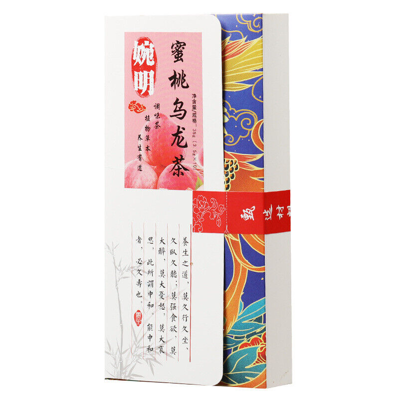 婉明 Peach Oolong Tea Flavored Tea Tea Substitute Tea Triangle Bag Tea