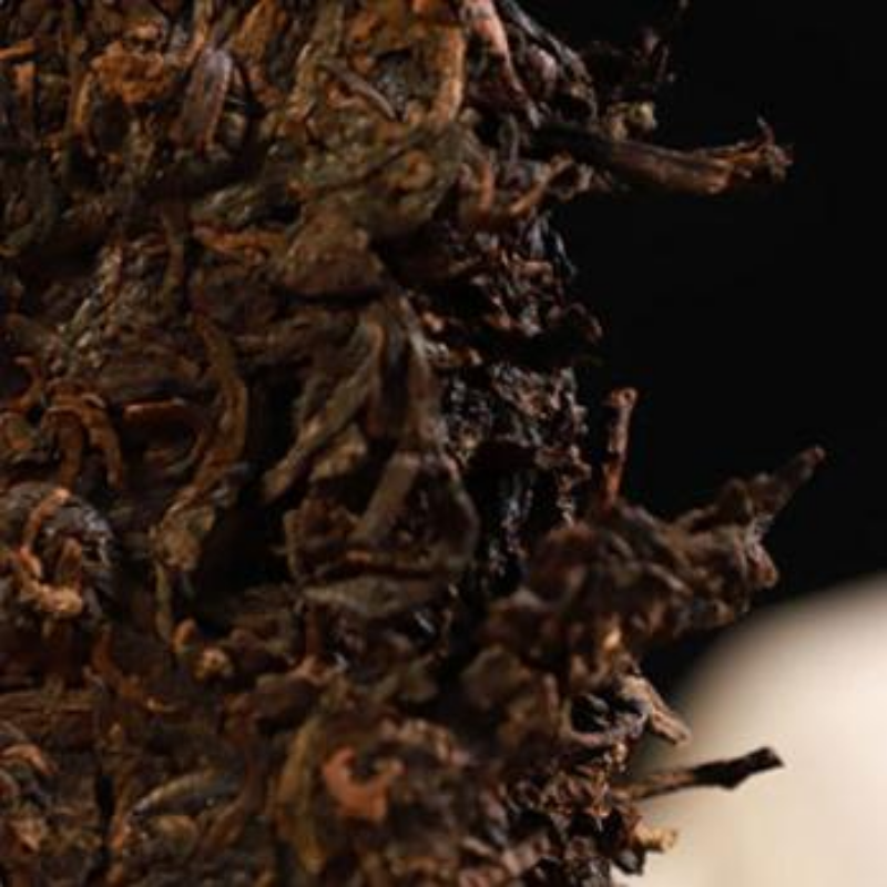 357g Yunnan 2010 Year Aged Puerh Ripe Tea Cake Qizi Ecological Cooked Pu-erh Tea