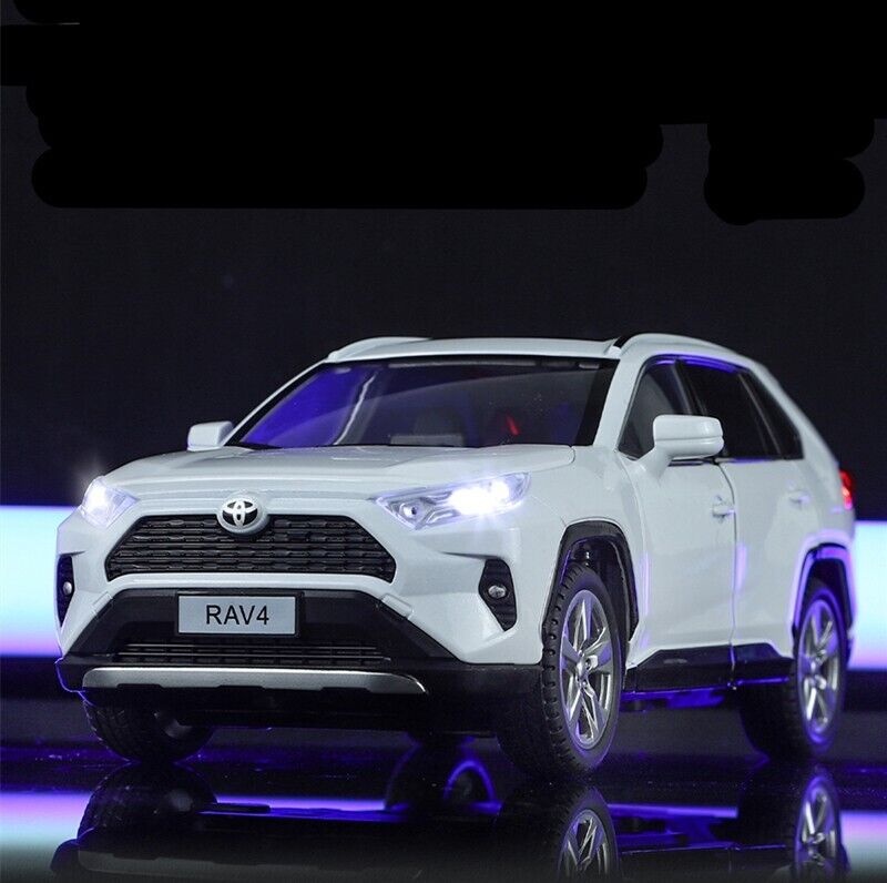 1:24 Toyota RAV4 SUV Diecast Model Cars Toy Off-road Vehicles Collection Gift