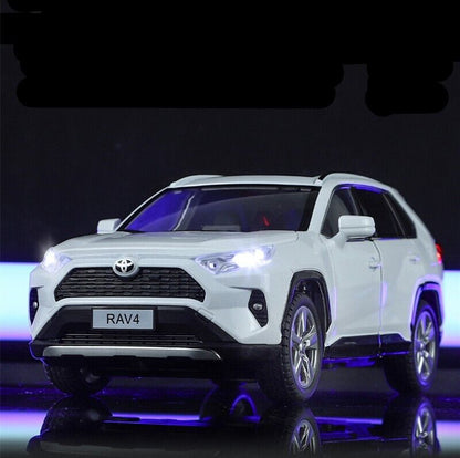 1:24 Toyota RAV4 SUV Diecast Model Cars Toy Off-road Vehicles Collection Gift