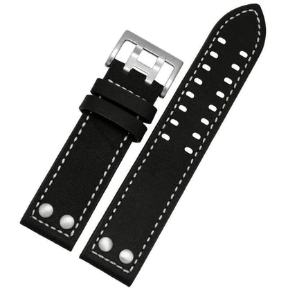 Genuine Leather Watches Straps For Hamilton Khaki Aviation H77755533 H77616533