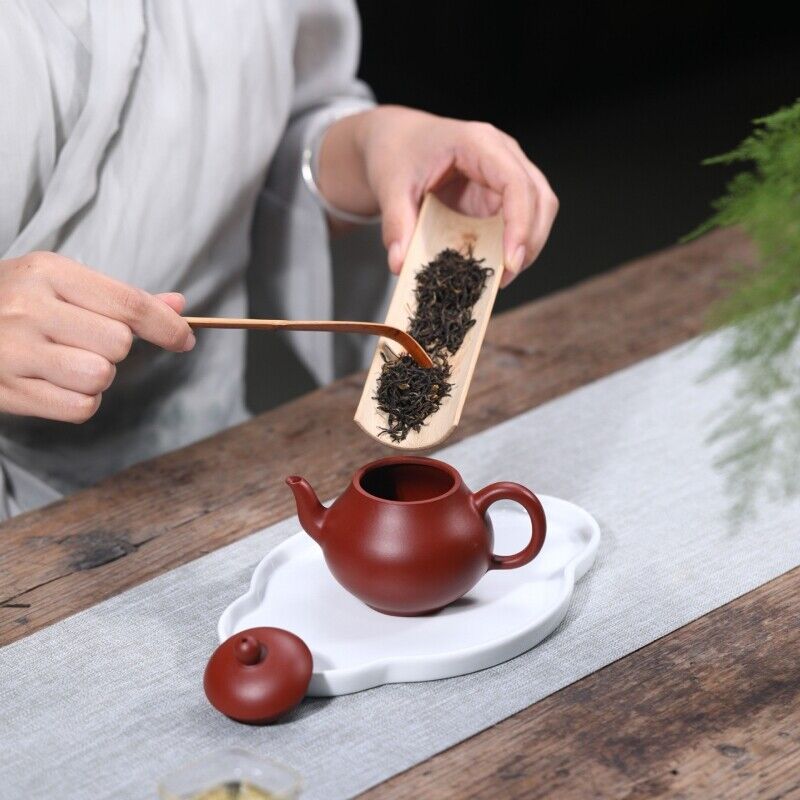 150ml full handmade tea pot marked master pot pear shape real yixing zisha clay