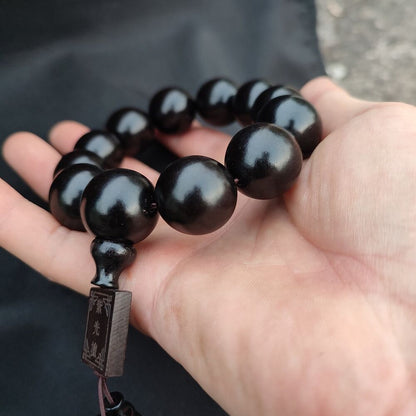 Purple sandalwood Buddhist Prayer Matching Mens Beaded Bracelets anxiety relief