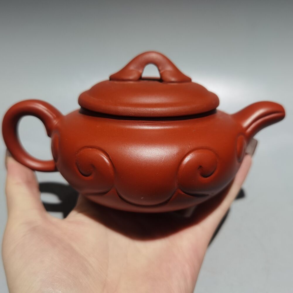 Chinese Yixing Zisha Clay Handmade Exquisite Kung Fu Tea Set Teapot 品名：如意壶 低款：曹洪