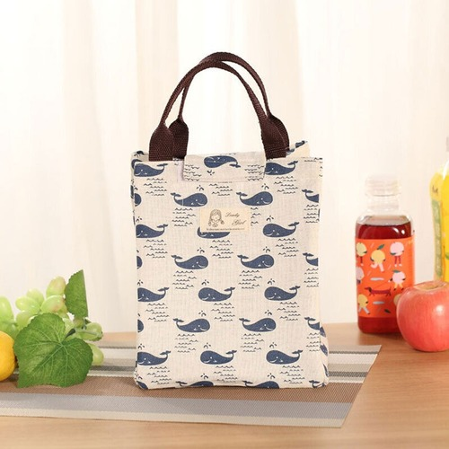 Box Bag Female Picnic Lunch Bags for Women Kids Men Cooler Tote Bag