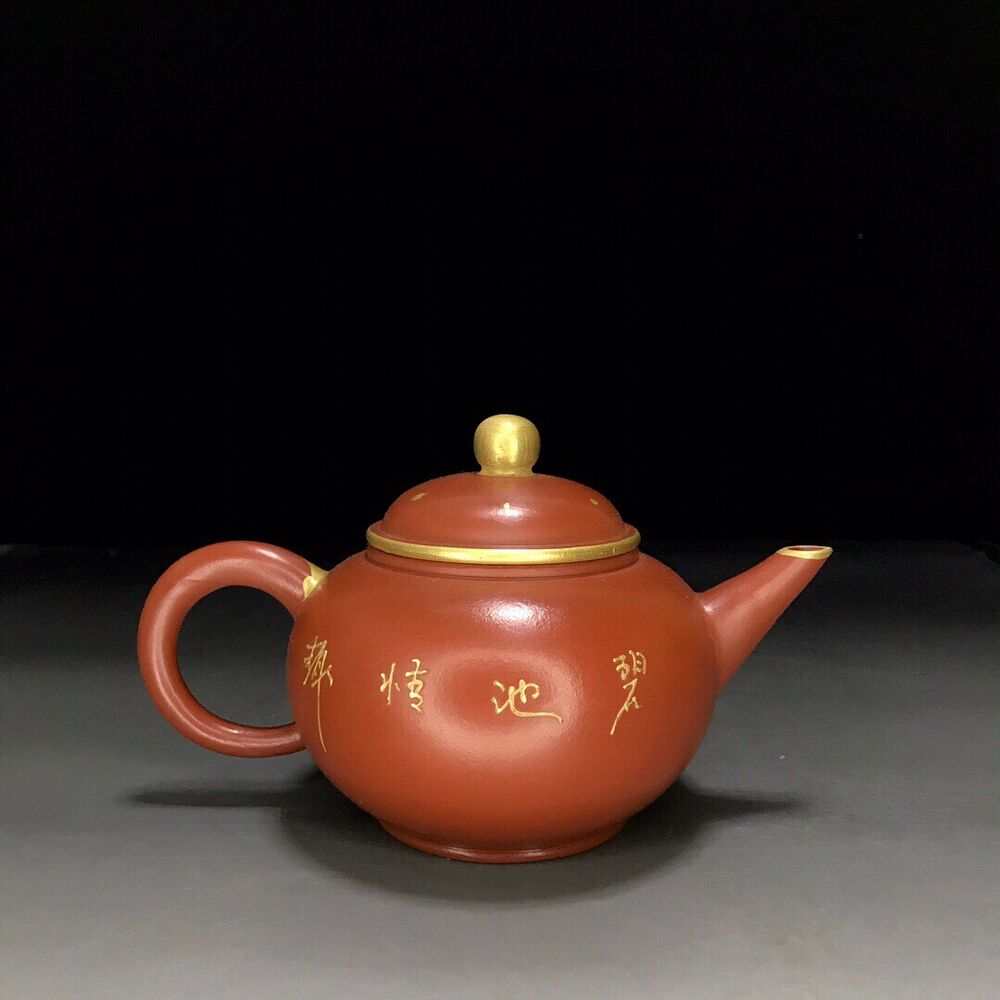 vintage chinese yixing purple clay teapot zisha ceremony teaware collection rare