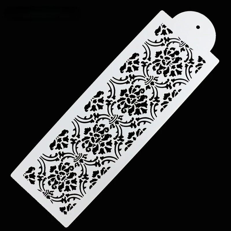 Cake Molds Hollow Plastic Flower Figure Stencil Fondant Spray Painting Templates