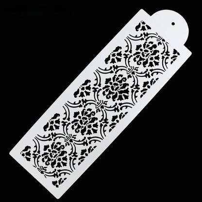 Cake Molds Hollow Plastic Flower Figure Stencil Fondant Spray Painting Templates