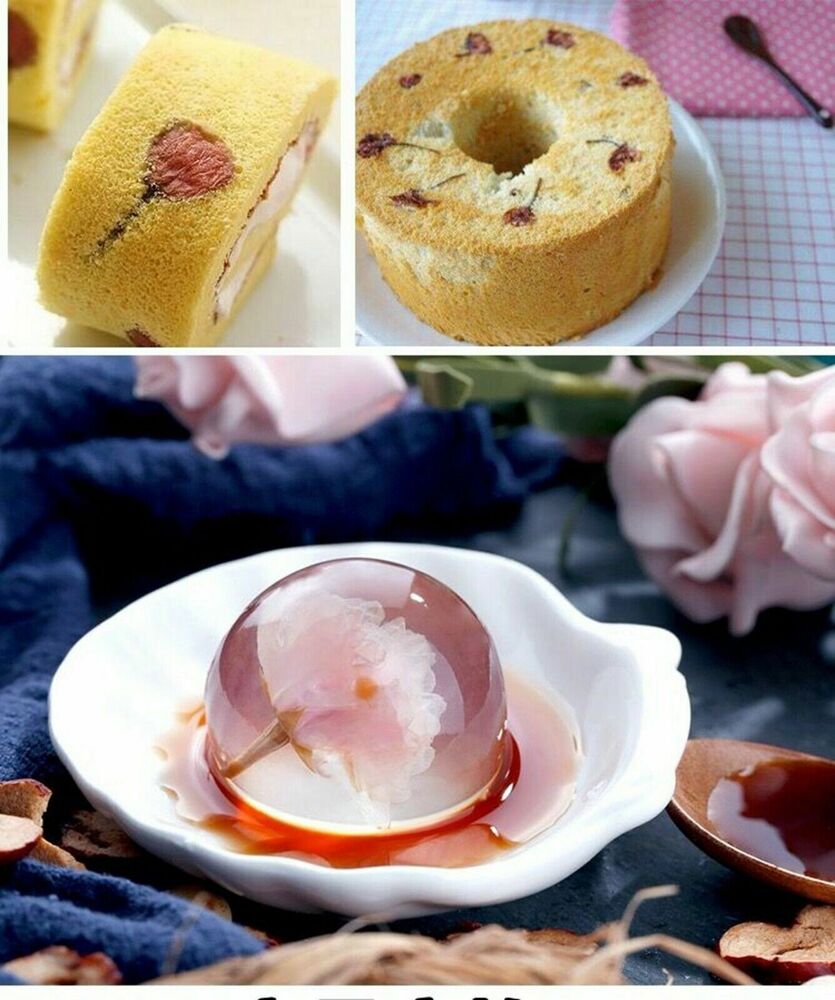 Japanese Salted Sakura Cha Pink Cherry Blossoms Traditional Preserved Flower Tea