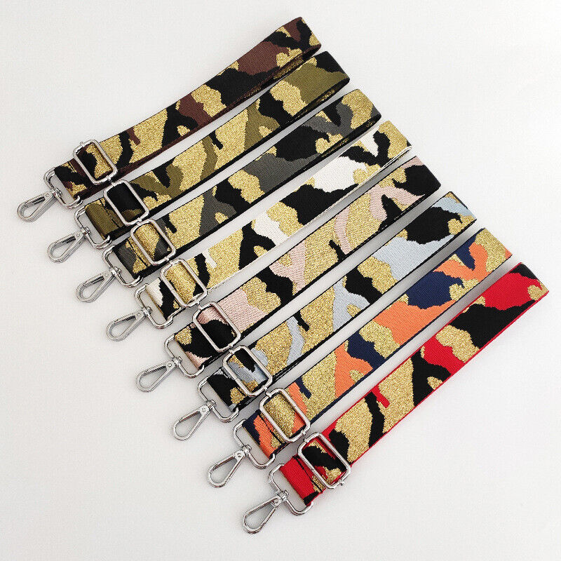 Camouflage Print Bag Shoulder Strap Handbag Replacement Adjustable Belt Handle