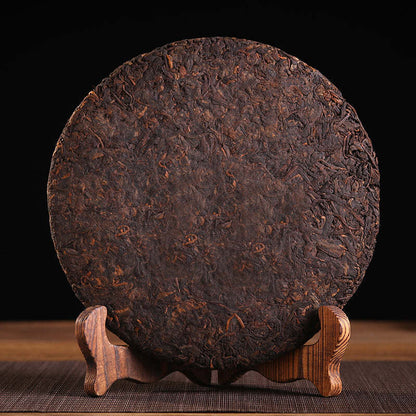 357g Yunnan Menghai 2015 Year Ripe Aged Puerh Tea Palace Cooked Pu-erh Tea Cake