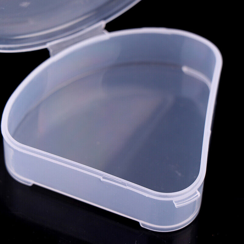 Portable Triangle Sponge Transparent Cosmetic Bag Makeup Puff Box Storage .82