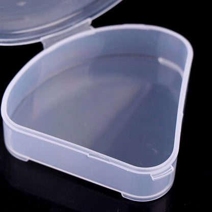 Portable Triangle Sponge Transparent Cosmetic Bag Makeup Puff Box Storage .82