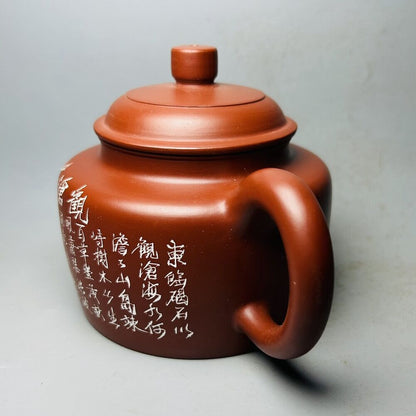Vintage Chinese Yixing Purple Clay Teapot Zisha Ceremony Fashion Gift Teaware