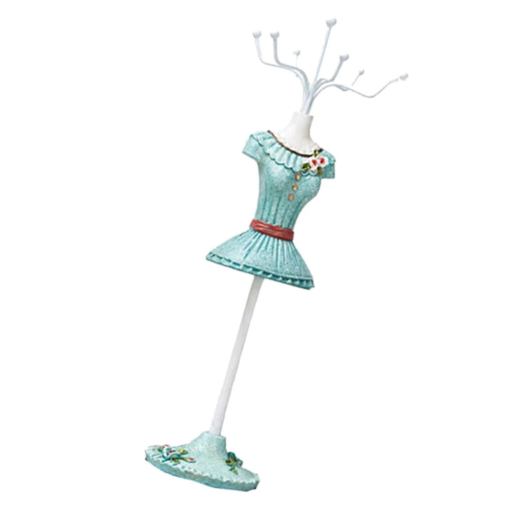 Jewelry Display Holder Resin Mannequin Dress Necklace Earring Bracelet Organizer