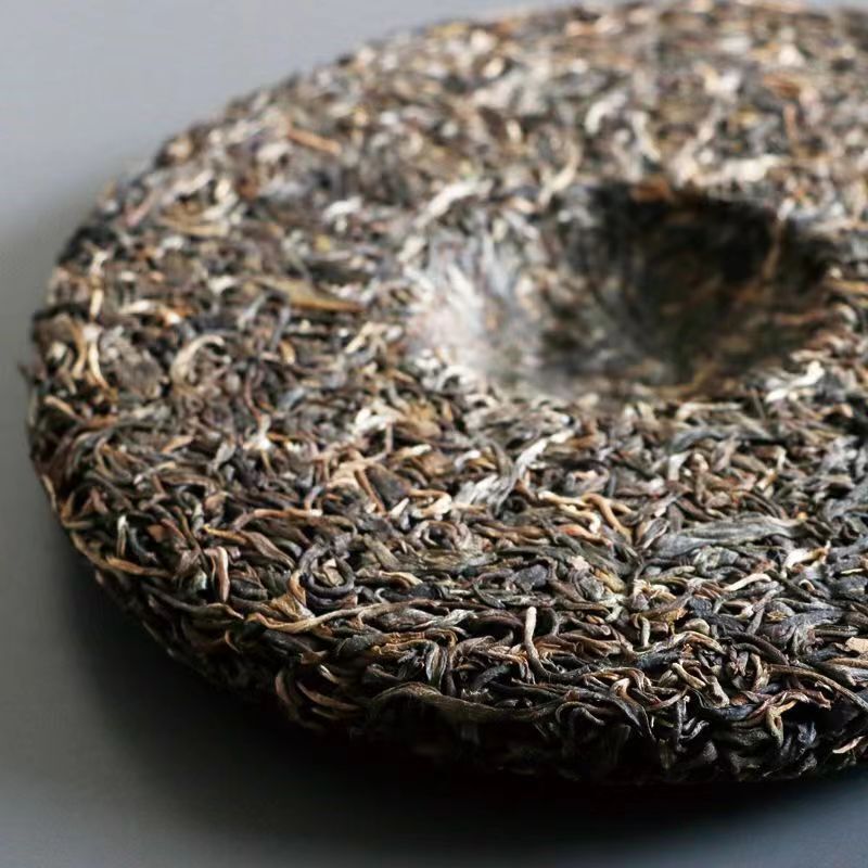 357g Pu-erh Green Tea Cake Laomaner Puerh Raw Tea Yunnan Ancient Tree Pu'er Tea