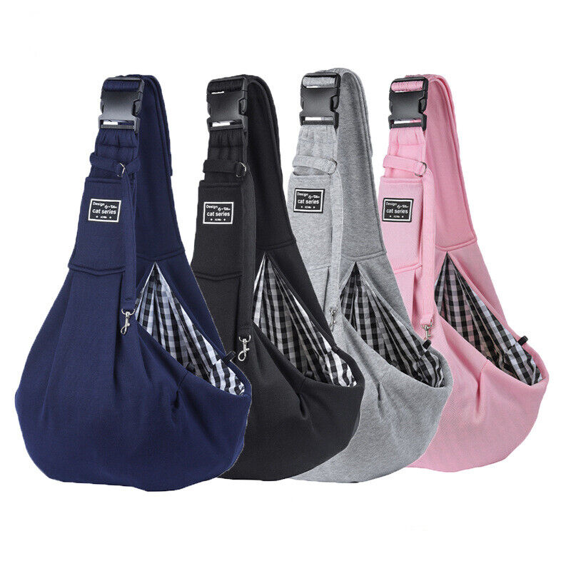 Pet Carrier Bag Cats Puppy Outdoor Travel Dog Shoulder Bag Cotton Sling Handbag