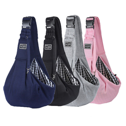 Pet Carrier Bag Cats Puppy Outdoor Travel Dog Shoulder Bag Cotton Sling Handbag