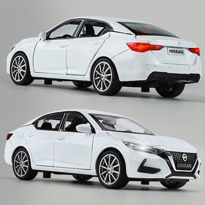1:32 Nissan Sylphy Diecast Model Car Toy Vehicles Collection Sounds Kids Gifts