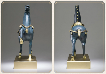 Copper Horse to Success All Copper Crafts Horse Pendulum