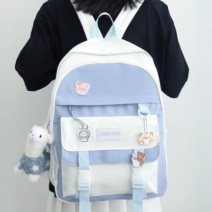 Laptop Backpack Women Bag Ladies Travel School Bag Student Female