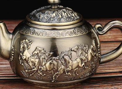 High grade retro bronze tea set creative kungfu tea set 002#