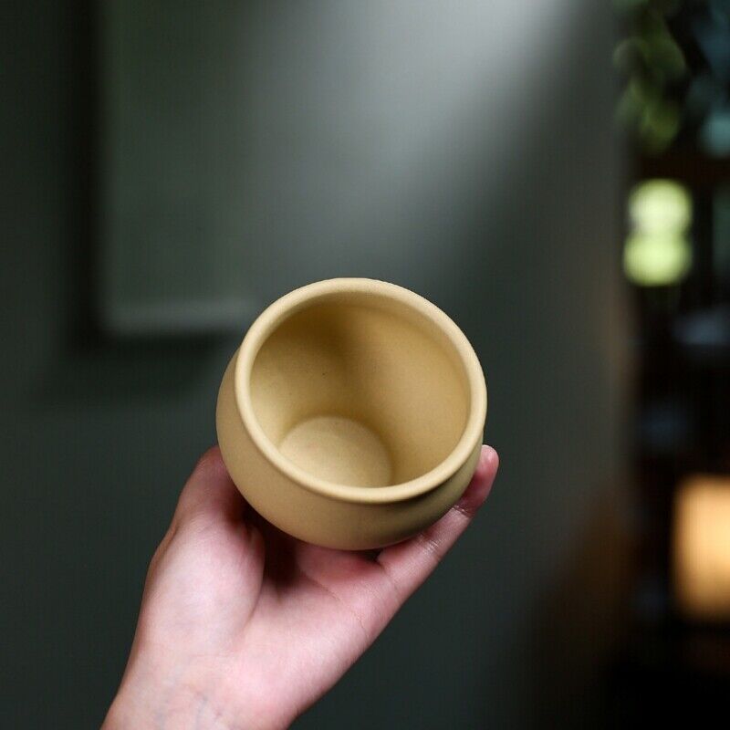 Handpainted Rooster Real Yixing Zisha Duan Clay Tea Cup Marked Master Cup 180ml