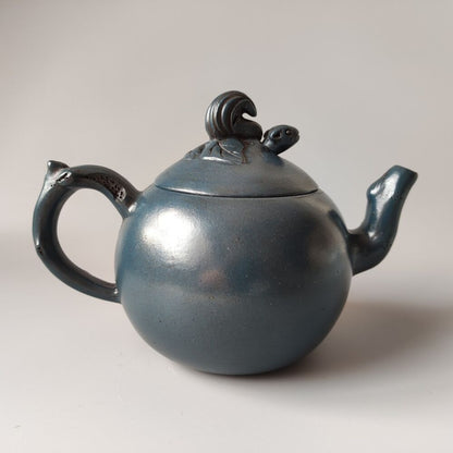 Chinese Yixing Purple Clay Teapot Tea Set Pot Zisha Ceramic Cute Decor Figurine