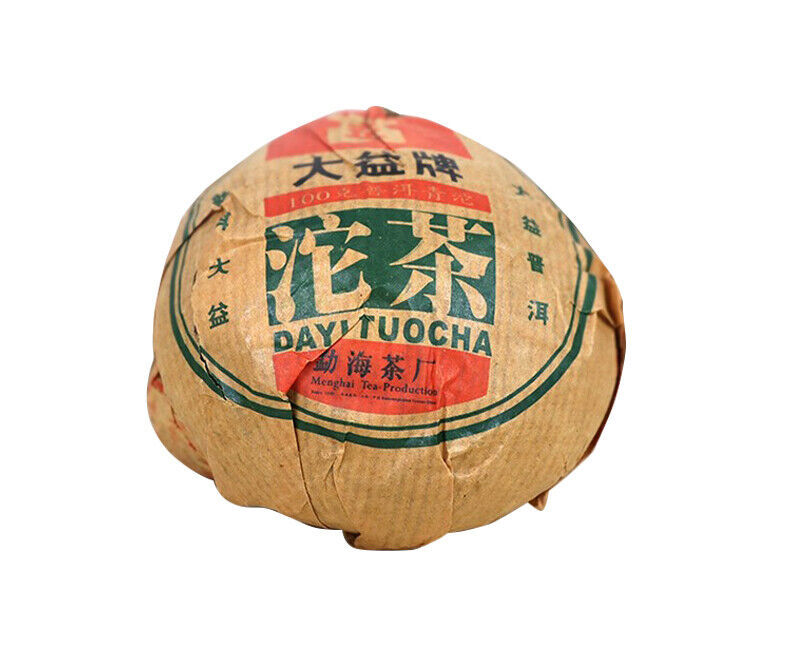 Green Tuo 2005 Yunnan MengHai Tea Dayi Tuocha Bowl Tuo Puer Pu Er Tea 100g Raw