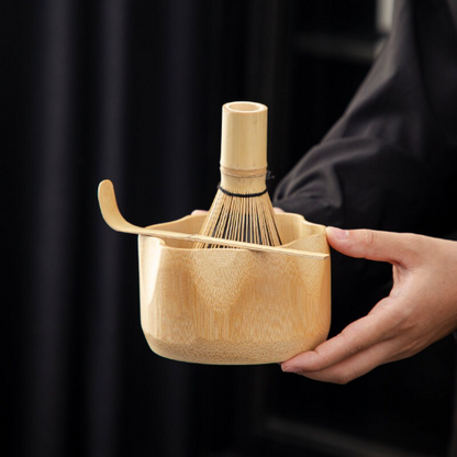 Bamboo Matcha Ceremony Starter Kit For Traditional Japanese Tea Ceremony