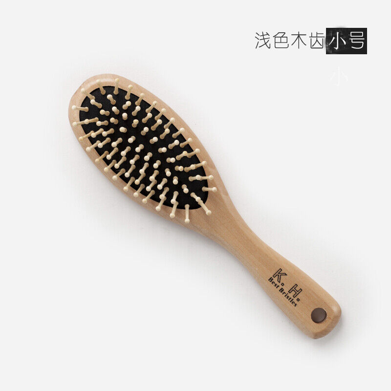 Professional Massage Cushion Hair Brush Antistatic Wooden Pin Massage Scalp Comb