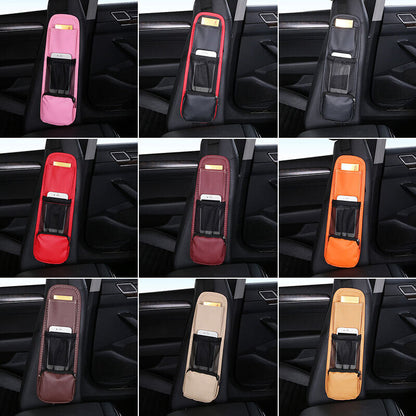 Car Seat Side Mesh Bag Organizer Storage Holder Phone Stowing Pocket Accessories