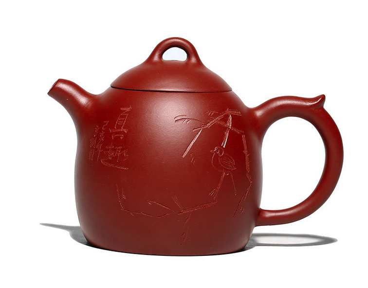 Chinese Yixing Zisha Clay Handmade Exquisite Teapot （真趣秦权 底款：如图）