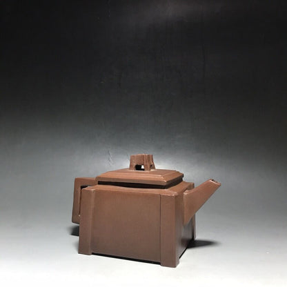 vintage chinese yixing purple clay teapot zisha ceremony carving Collectible art