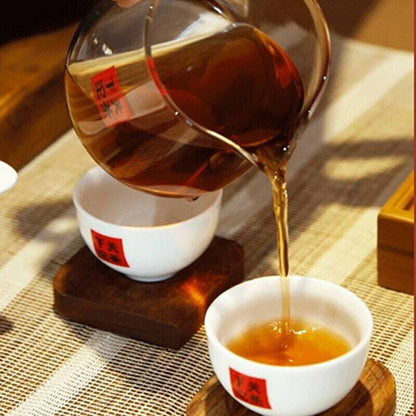357g 2017 Shu Puer Yunnan Xia Guan Lao Pao Ripe Puer Tea Cake