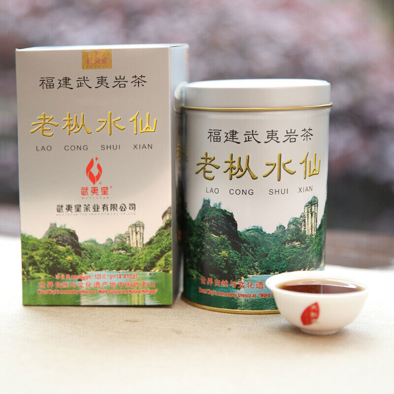 Wuyi Star Fujian Lao Cong Shui Xian Oolong Tea Shuixian WUYI YANCHA 125g 武夷星老枞水仙