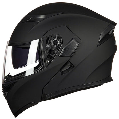 Motorcycle Helmet With Bluetooth Headset Modular Flip Up Motorbike Helmets DOT