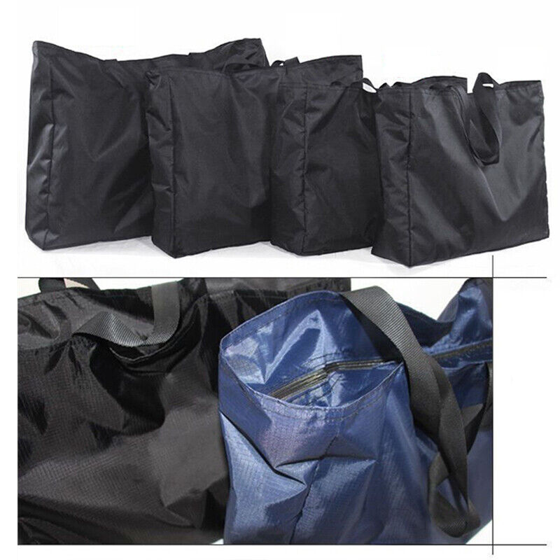 Large Luggage Bag Reusable Oxford Cloth Storage Bag Zipped Strong Shopping Bags