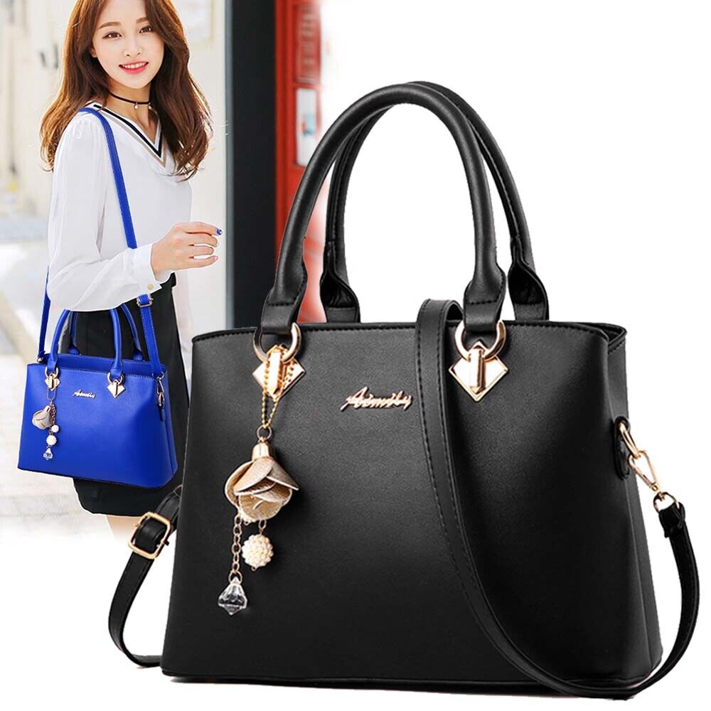 Women PU Leather Handbags Shoulder Bag Purse Messenger Satchel Crossbody Tote