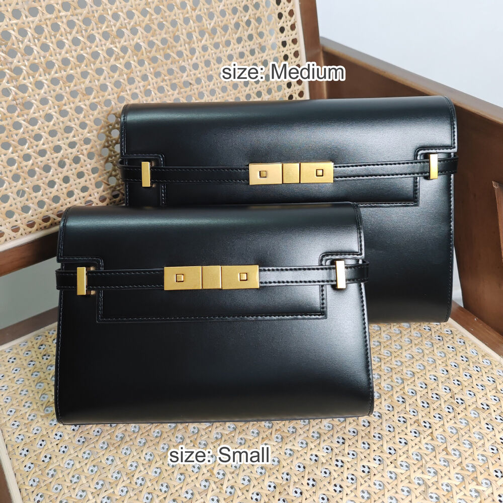 Real Leather Flap Small Purse Briefcase Handbag Shoulder Bag Clutch Fashion