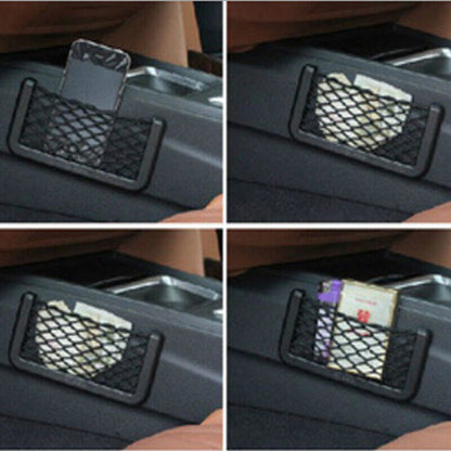 Car Mesh Net Bag Car Organizer Universal Storage Net Holder Pocke LJJ-ca