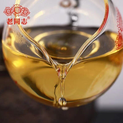 2022 Haiwan Old Comrade Sheng Pu Er Tea Lao Tong Zhi 9948 Raw Puer Tea 357g