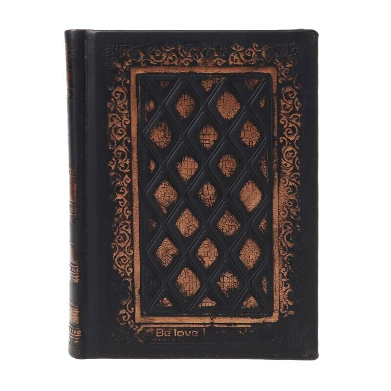 Retro Vintage Journal Diary Notebooks Leather Blank Hard Cover Sketchbooks Paper