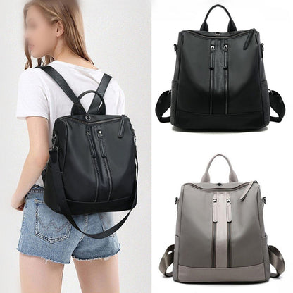 Women Girls Waterproof Leather Backpack Travel Shoulder Rucksack School Book Bag